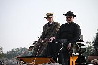 Photo n 51040&#10;La tradition aux courses du Pin au Haras. 2021 &#10;Patrice BIGET avec un Grand Break de chasse attel  une paire de Percherons
Photo Nadine TOUDIC&#10;Affiche 11 fois&#10;Ajoute le 13/10/2021 11:35:03 par Nadinetoudic&#10;&#10;--> Cliquer pour agrandir <--